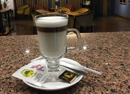 Coffee and tea  in the hotel «Ukraine»